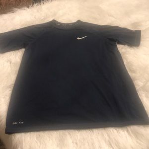 Nike swim navy blue T-shirt large UEC